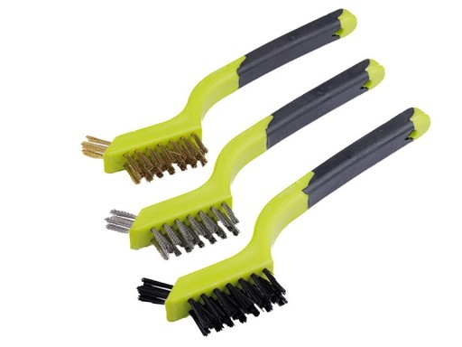 Sada 3 kefiek - nylon, mosadz, nerez