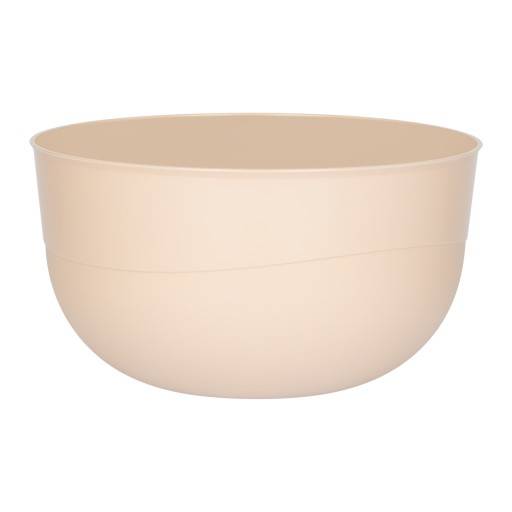 PLASTOVÁ KUCHYŇSKÁ MISKA NA JEDLO, NEREZNÁ, 1,2L, 16CM, BÉŽOVÁ