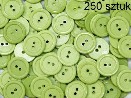PLASTOVÉ GOMBÍKY 20mm olivové, balenie 250 ks.