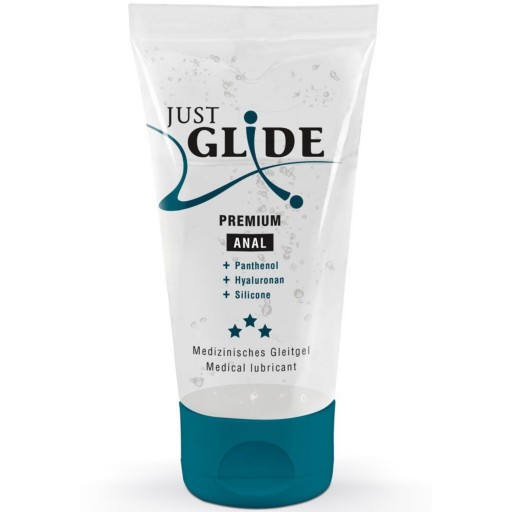 Premium Anal silikónový lubrikant 50 ml - bezfarebný, bez zápachu - Just Glide