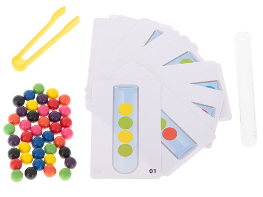 Montessori vzdelávacie puzzle, farebné loptičky, učenie sa počítať, učenie farieb