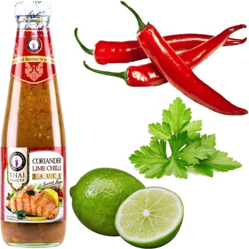 Koriander, limetka a čili omáčka 300 ml THAI DANCER