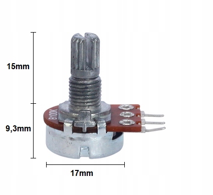 Lineárny potenciometer Axial 10K B Original Loaf