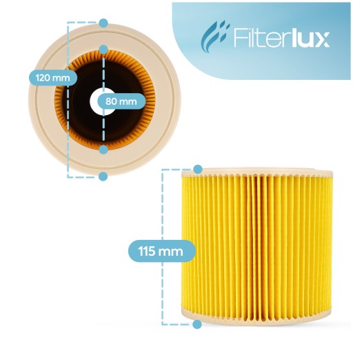 1x vzduchový filter pre vysávač Karcher WD3 WD2 MV2 MV3 SE4001