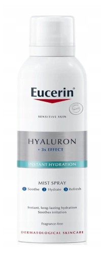 hmla na tvár S KYSELINOU HYALURONOVOU SPREJ HYALURON EUCERIN