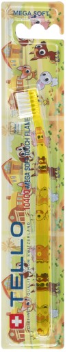 TELLO MEGA SOFT 10400 ZUBNÁ KEFKA PRE DETI 0-3 ROKY BLISTER 1 ks.