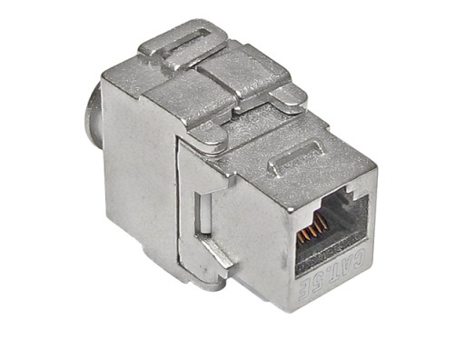 RJ45/8P8C zásuvka cat.5E STP typ obrazovky KEYSTONE beznástrojové LSA kontakty