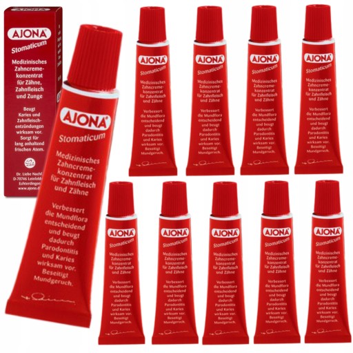 Lekárska zubná pasta, koncentrát proti krvácaniu ďasien AJONA 25 ml