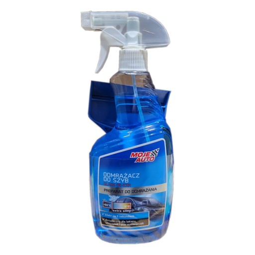 Rozmrazovač okien a zrkadiel 650ml + SKRAPER ZDARMA