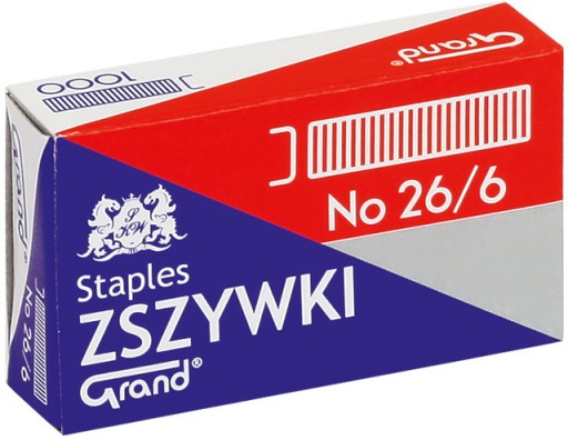 ZOŠÍVAČKY 26/6, pozinkované, 10 000 ks do zošívačky