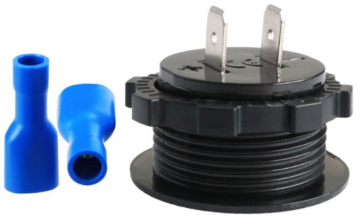 DC LED voltmeter 5-48V ON/OFF dotykový indikátor