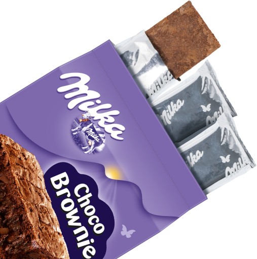 Milka Choco Brownie sušienky, čokoládové sušienky 150 g