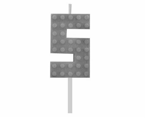 Narodeninové sviečkové lego bloky s číslami 123456789