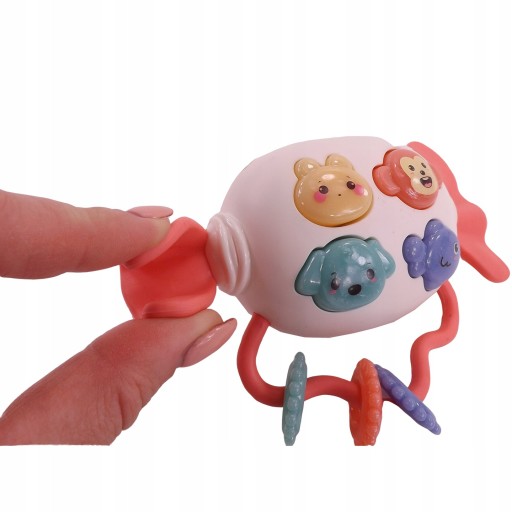 Hrkajúce hryzátko music box zvuky svetiel 66857R