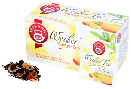 Teekanne Lemon Mango biely čaj 20 sáčkov 25g DE