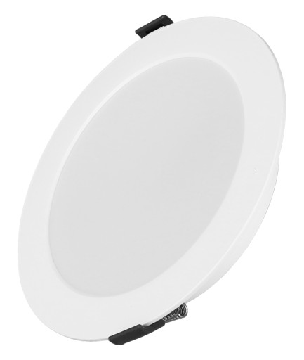LED stropný panel, zapustený, pod omietku, okrúhly, 18 W, nebliká, CCD