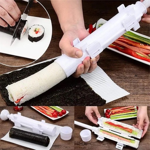 STROJ NA VÝROBU SUSHI RÚRA BAZOOKOVÉHO VALCA S VALČKOM na sushi