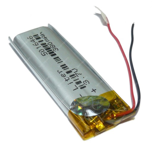 Nabíjateľná batéria Mp4 Mp5 RC 501646 380mAh