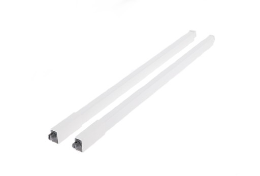 Zásuvka pozdĺžne zábradlie GTV MODERN BOX L450 450 mm biela obdĺžniková doska