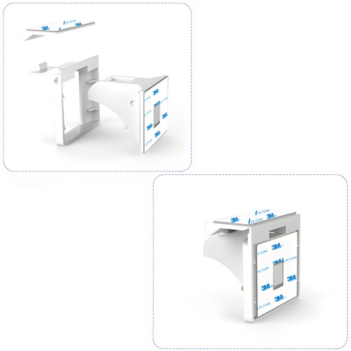 ZABEZPEČENIE DVERÍ SKRINÍ ZÁSUVKY MAGNETICKÝ ZÁMOK 4 KS X4