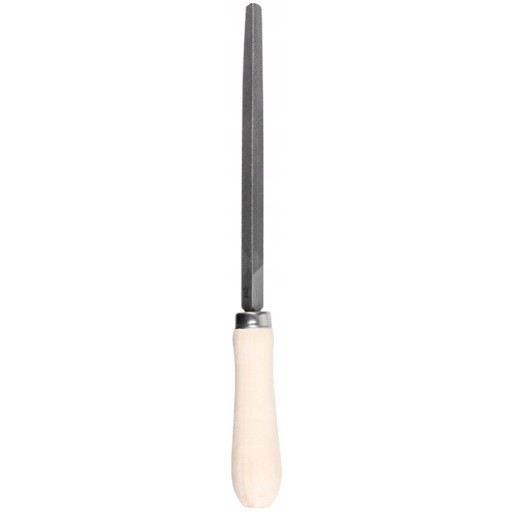 TROJUHOLNÍKOVÝ PILNÍK NA KOV 200 MM Č.1 S RÚČKOU