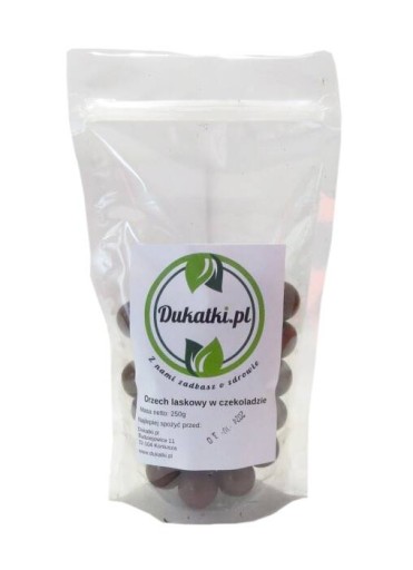 Lieskové orechy v mliečnej čokoláde 250g Dukatki