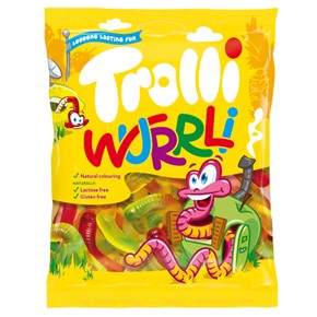 TROLL WURRLI WORMS želé bezlepkové 100g