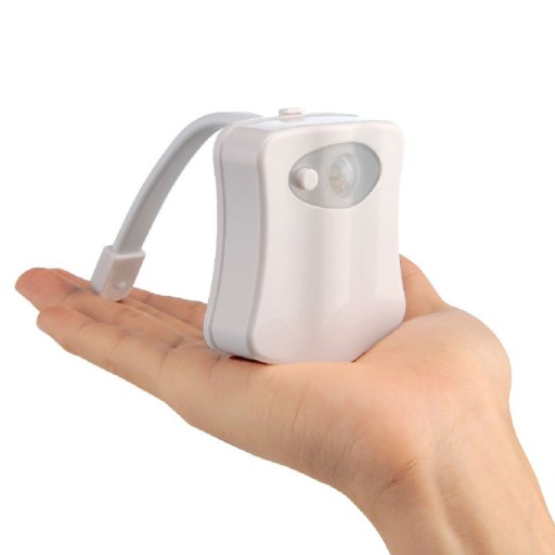LED LAMPA PRE WC, SENZOR POHYBU A SVETLA