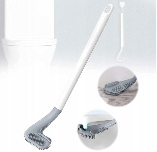 SILIKÓNOVÁ TOALETNÁ KEFA PRE HYGIENU UMÝVACIEHO HÁKU NA WC WC