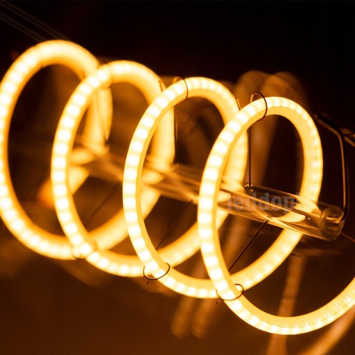 FILAMENT LED žiarovka G95 E27 4W POLUX 2200K 360°