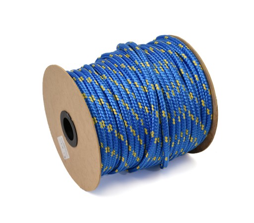 POLYPROPYLÉNOVÉ LANO Pletené plachetnicové lano 14mm 1M