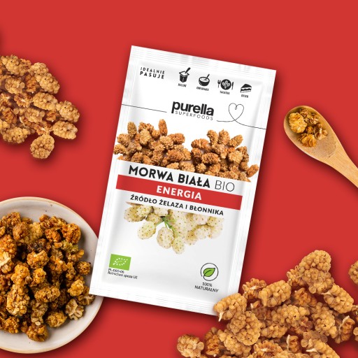 PURELLA SUPERFOODS Moruša biela sušená BIO 45g