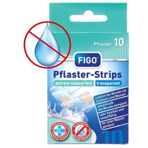 Vodotesné silné priehľadné omietky na rany