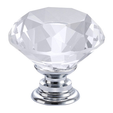 NÁBYTKOVÁ KĽÚČKA VERA gombík VEĽKÝ CRYSTAL 30mm