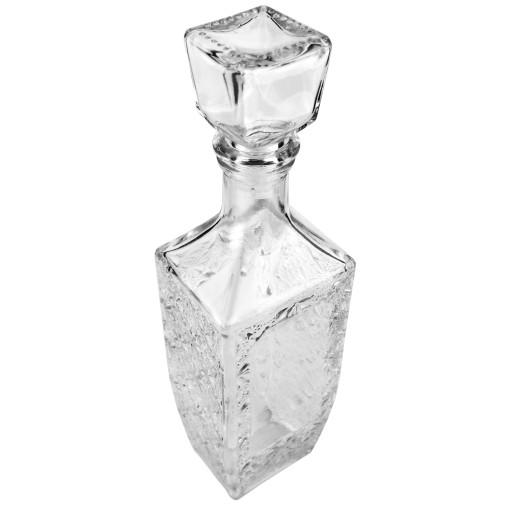 BARSKY sklenená karafa 0,5 l s korkom na whisky, víno, likér, voda, 500 ml