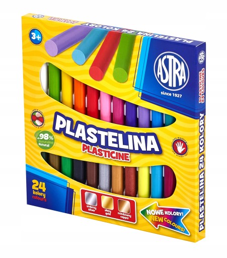 Plastelína Astra 24 farieb pre deti