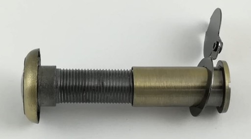 Priezor dvierok 35-60mm 14mm chrómová mosadz patina