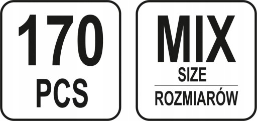 YATO - 170 KS SKRUTKY ZÁVITOVÉ PODLOŽKY ZM