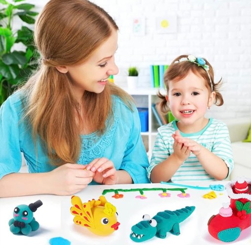 POLYMER PLASTICINE SENSO FOAM CLAY MAGICKÁ HMOTA SET 36 KS