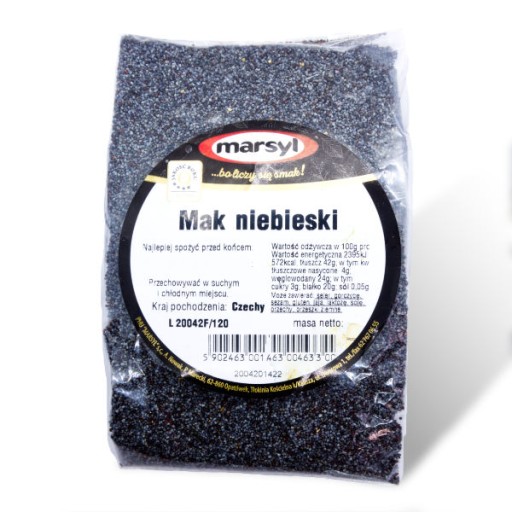 MODRÝ MAK prírodný 250g Marsyl