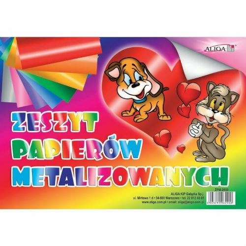 FAREBNÝ METALIZOVANÝ PAPIER B5 ZPM-2900