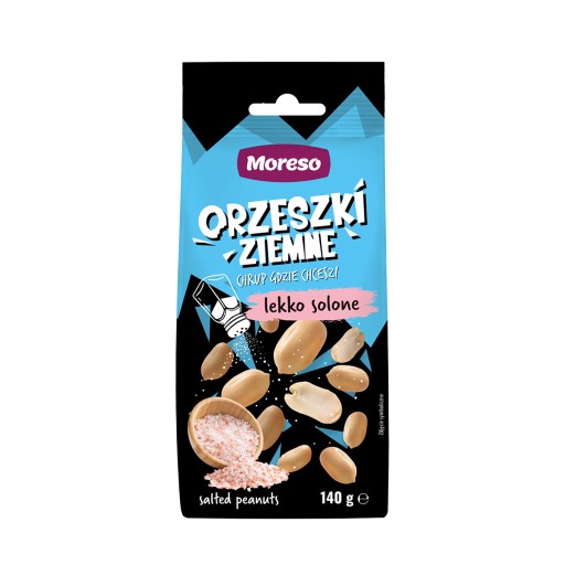 Arašidy vyprážané so soľou 140g Moreso