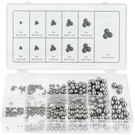 SET OCEĽOVÝCH LOŽISKOV SET 470 EL 11 VEĽKOSTI SET GULIČK