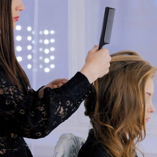 Profesionálny kadernícky hrebeň s kovovým hrotom Toni&Guy Carbon