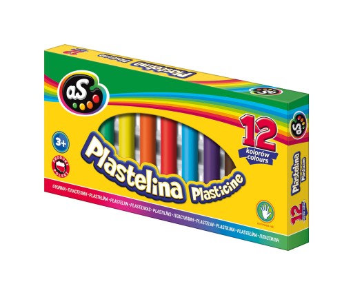 Plastelína. 12 farieb. Astra.