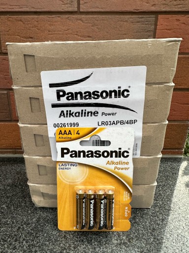 Alkalické batérie Panasonic AAA LR3 (R3) 4 ks batérie LR03 malé prsty