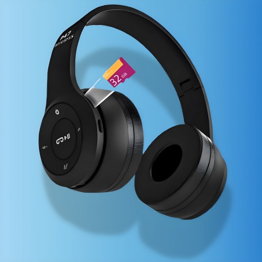 BEZDRÔTOVÉ SLÚCHADLÁ BLUETOOTH NA UCHY MP3 P47 ŠPORTOVÉ HERNÉ SLÚCHADLÁ ČIERNA