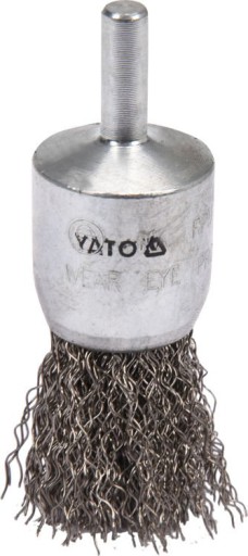 PREDNÁ KEFA S DRÔTKOM 25mm YATO INOX