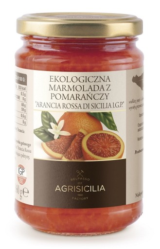 MARMELÁDA Z ČERVENÉHO POMERANČA, BIO, 360 g