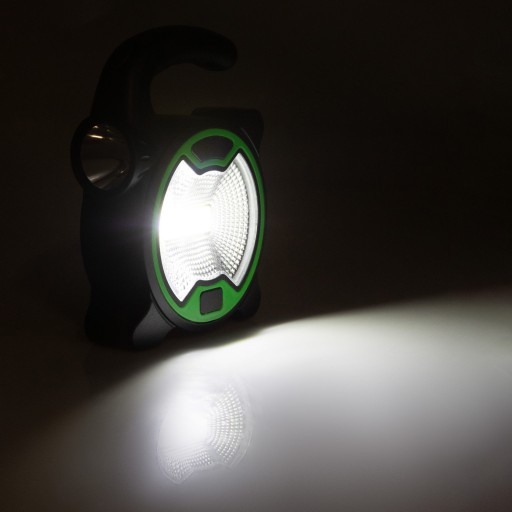 Baterka LED dielenská lampa na batérie s držiakom